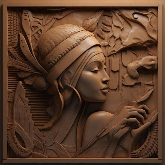 نموذج ثلاثي الأبعاد لآلة CNC 3D Art 